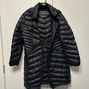 Super comfy puffer long jacket woman’s Andrew Marc size XL black